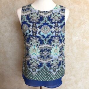 Rose & Olive Sleeveless Top